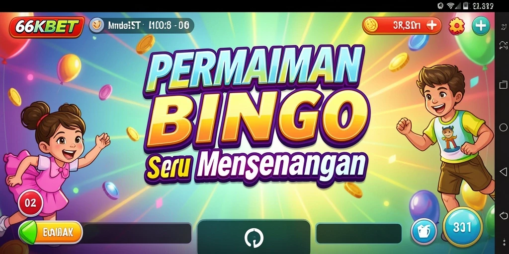 Gameplay seru Bingo di aplikasi 66KBET.