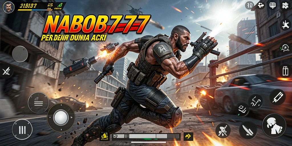 Screenshot menampilkan aksi seru dalam NABOB77.