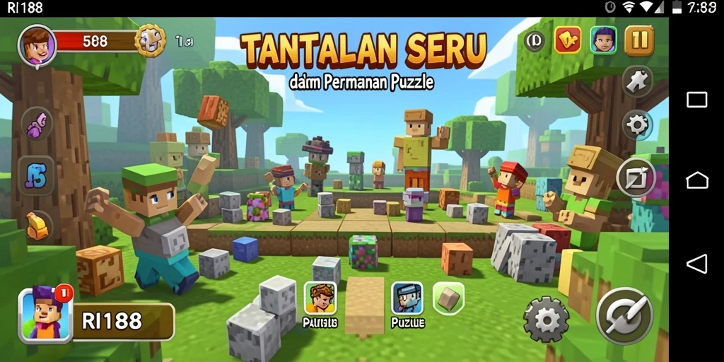 Screenshot gameplay <strong>RI188</strong> menampilkan teka-teki yang sangat menarik untuk dipecahkan.