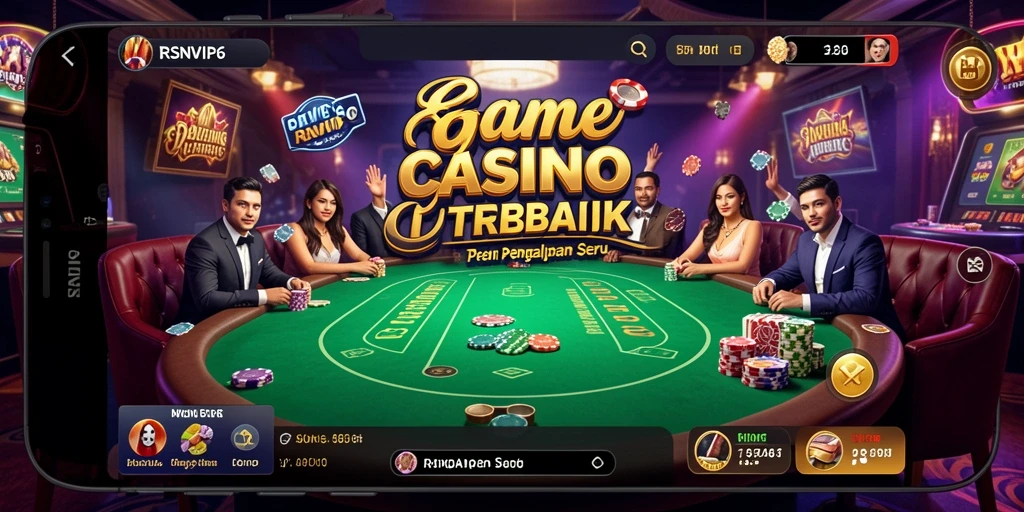Tampilan mendebarkan gameplay Live Casino RSNVIP6 dengan dealer langsung.