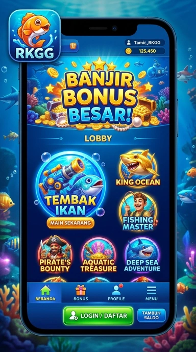 Tampilan aplikasi rkgg yang menampilkan aplikasi terbaru dan terpopuler.